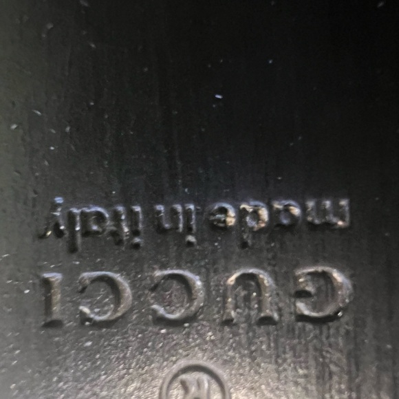 GUCCI Size 40 leather red/green web strap thong flip flop sandals AUTHENTIC! - Picture 4 of 10